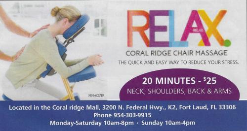 Relax - Coral Ridge Chair Massage