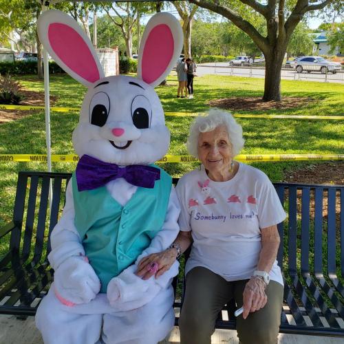 Betty & Easter Bunny