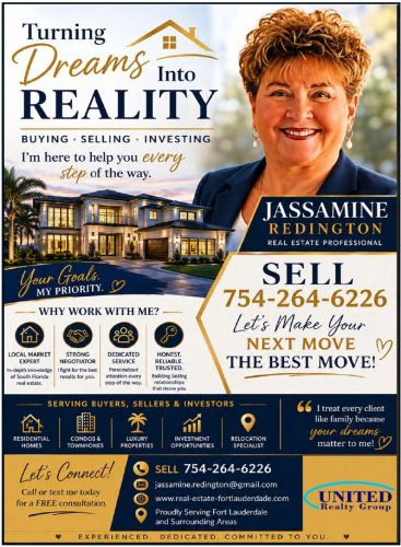 Jassamine Redington, RealtorUnited RealtyCLICK FOR WEBSITE
