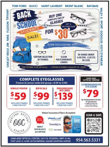 Oakland Optical Center CLICK FOR WEBSITE
